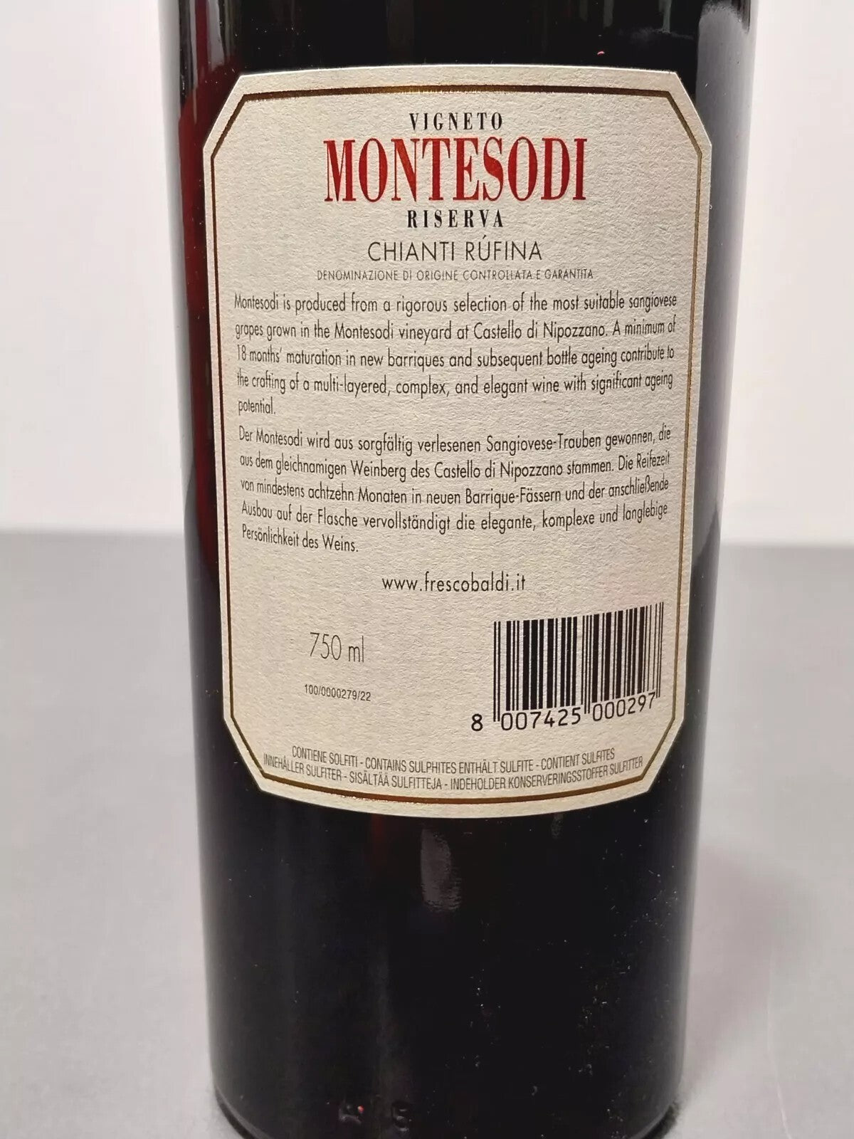 1x Montesodi Riserva 2006 Marchesei de Frescobaldi Cast.. Nipozzano bott..75 cl