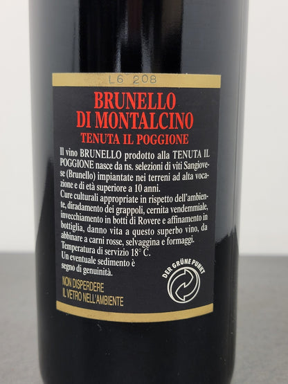 Brunello Di Montalcino IL Poggione 1991 bott.75 cl 13.5%