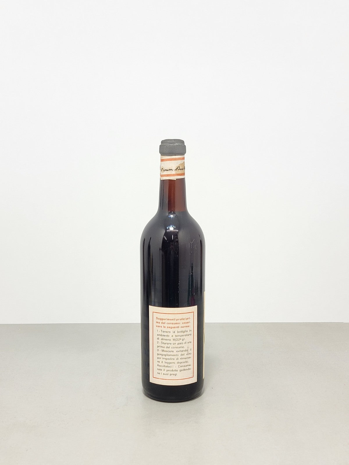 Barbaresco Castello Di Verduno 1965    G.B .Burlotto bott.. 72 cl 13.5%