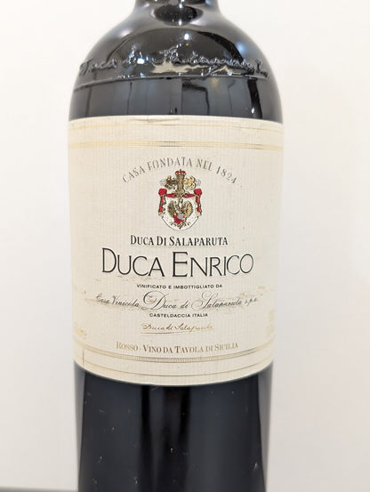 DUCA DI SALAPARUTA DUCA ENRICO 1995 VINO ROSSO SICILIA Cl 75