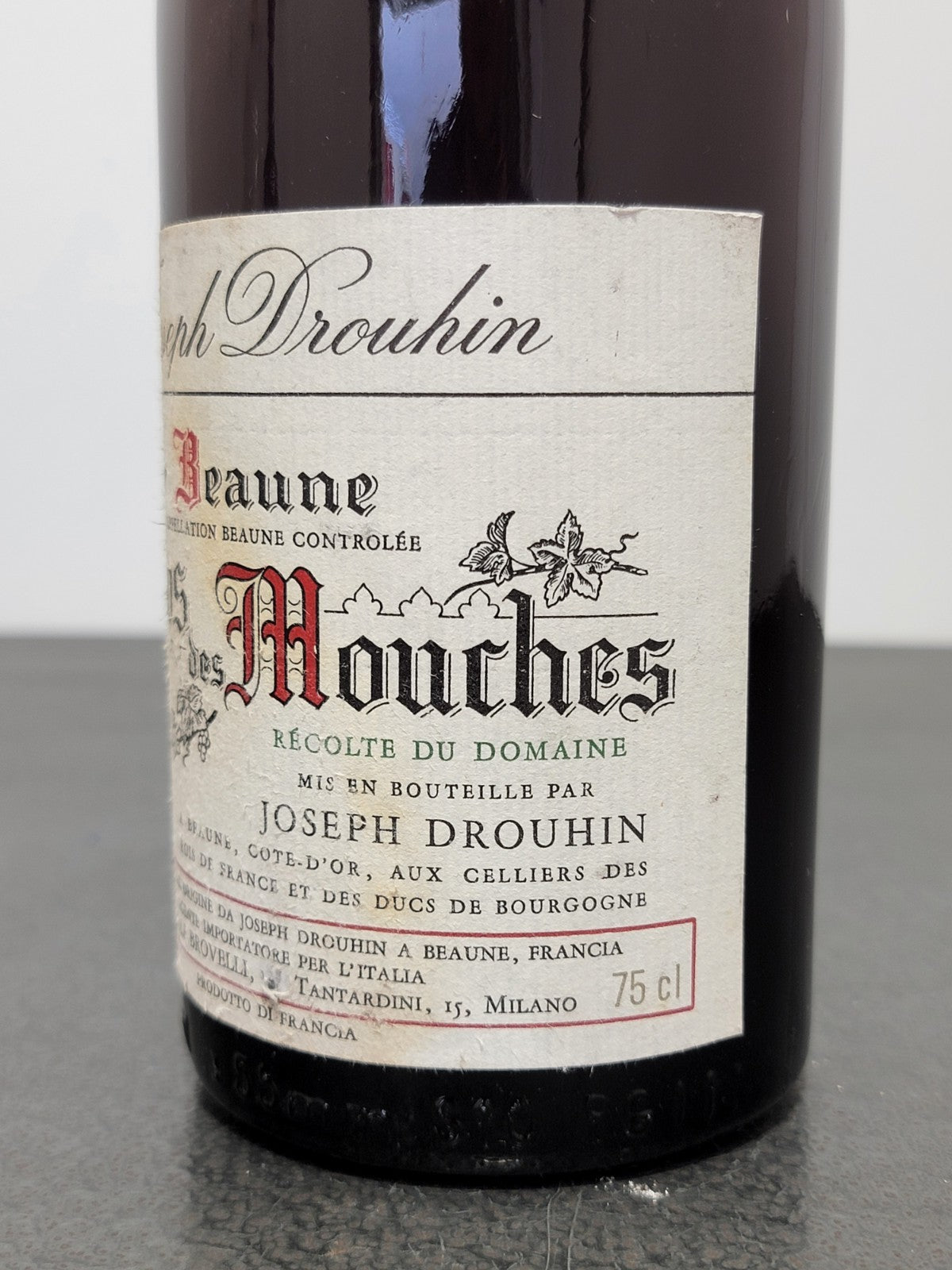 Beaune Clos Des Mouches 1985 Joseph Drouhin 1er Cru bott.75 cl 13%