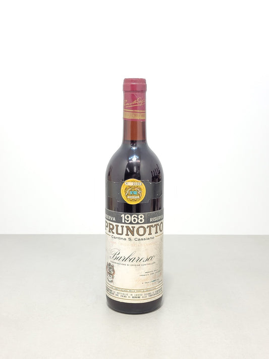Barbaresco Prunotto Riserva 1968 Cantina S. Cassiano bott.72 cl 13.5%