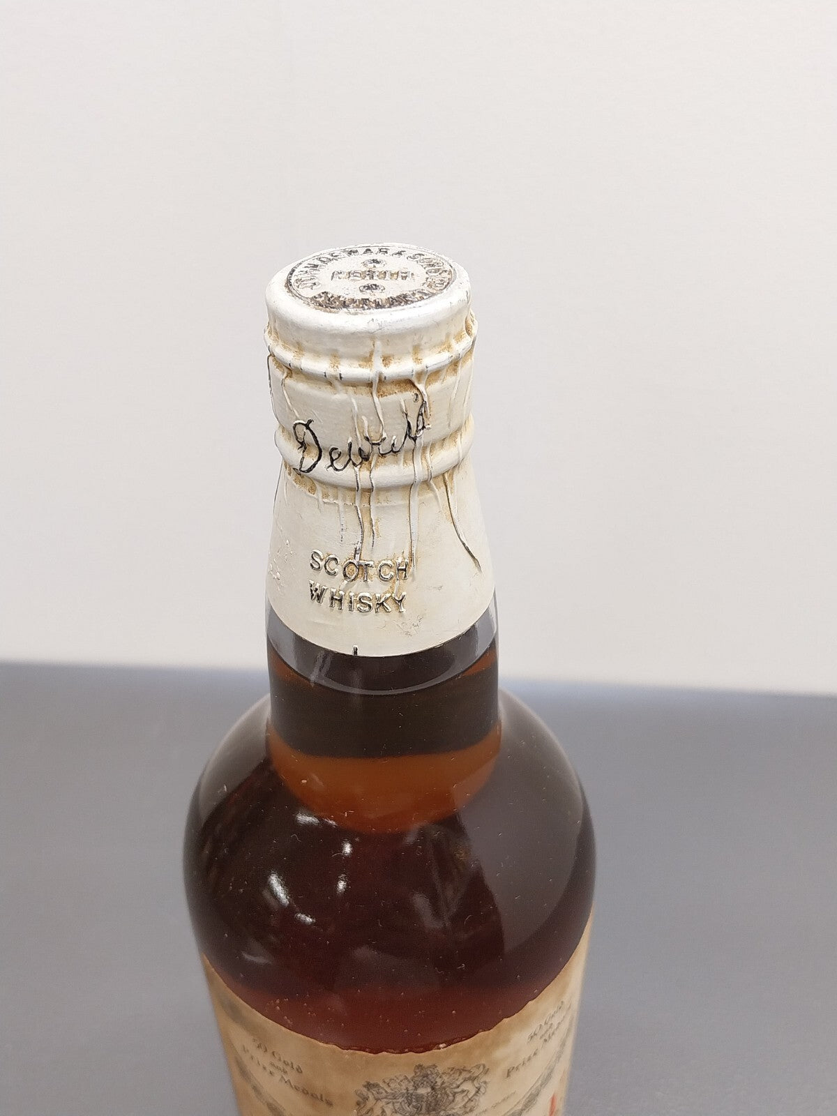 Whisky John Dewar&Sons 1950s White Label Perth bott.75 cl 40%