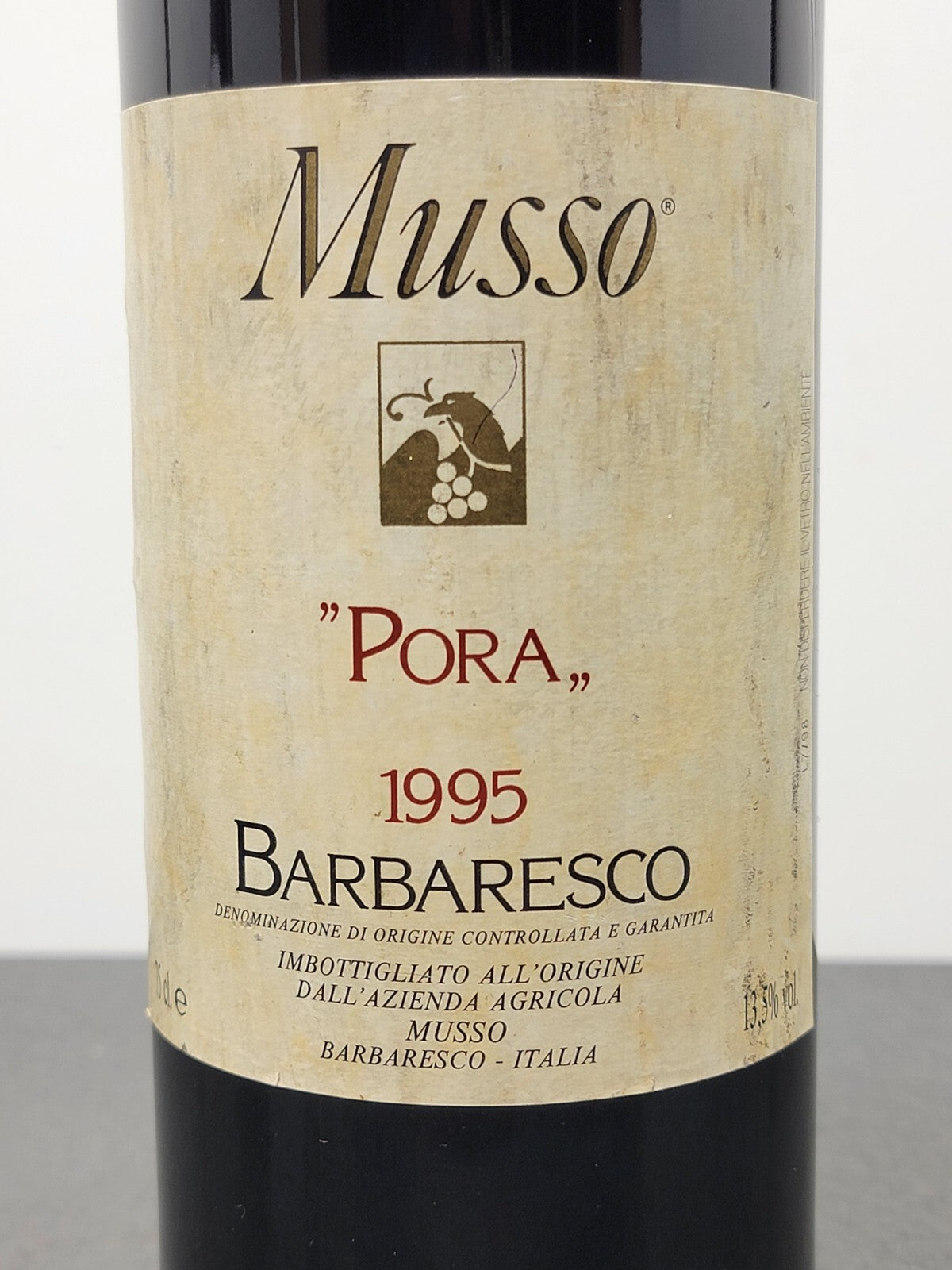 Barbaresco Musso Pora 1995 bott. 75 cl 13.5%