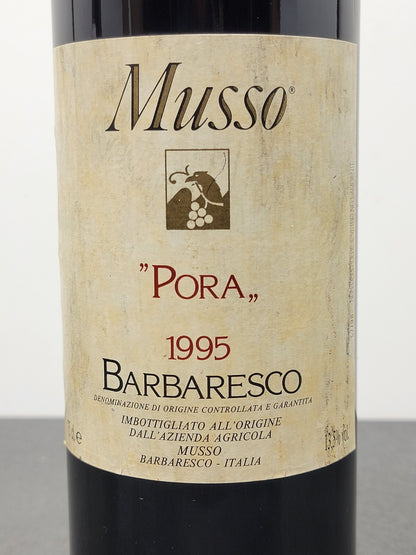 Barbaresco Musso Pora 1995 bott. 75 cl 13.5%