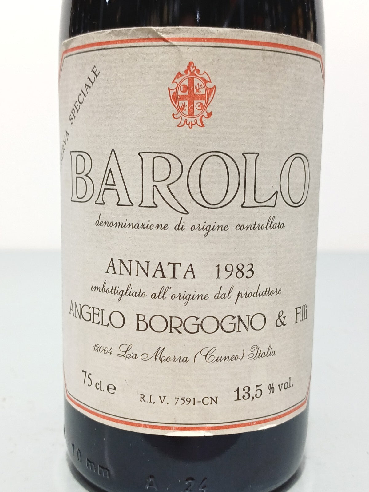 Barolo 1983 Angelo Borgogno Riserva Speciale bott.75 cl