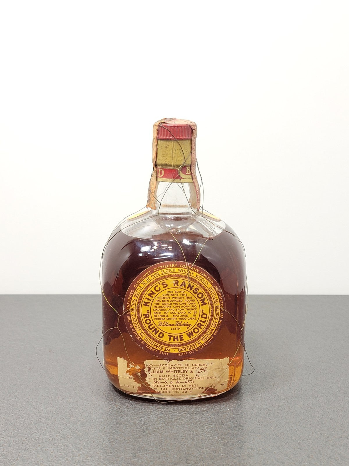 Whisky King's Ransom 1960s William Whiteley Glenforres Glenlivet Blend 75 cl 43%