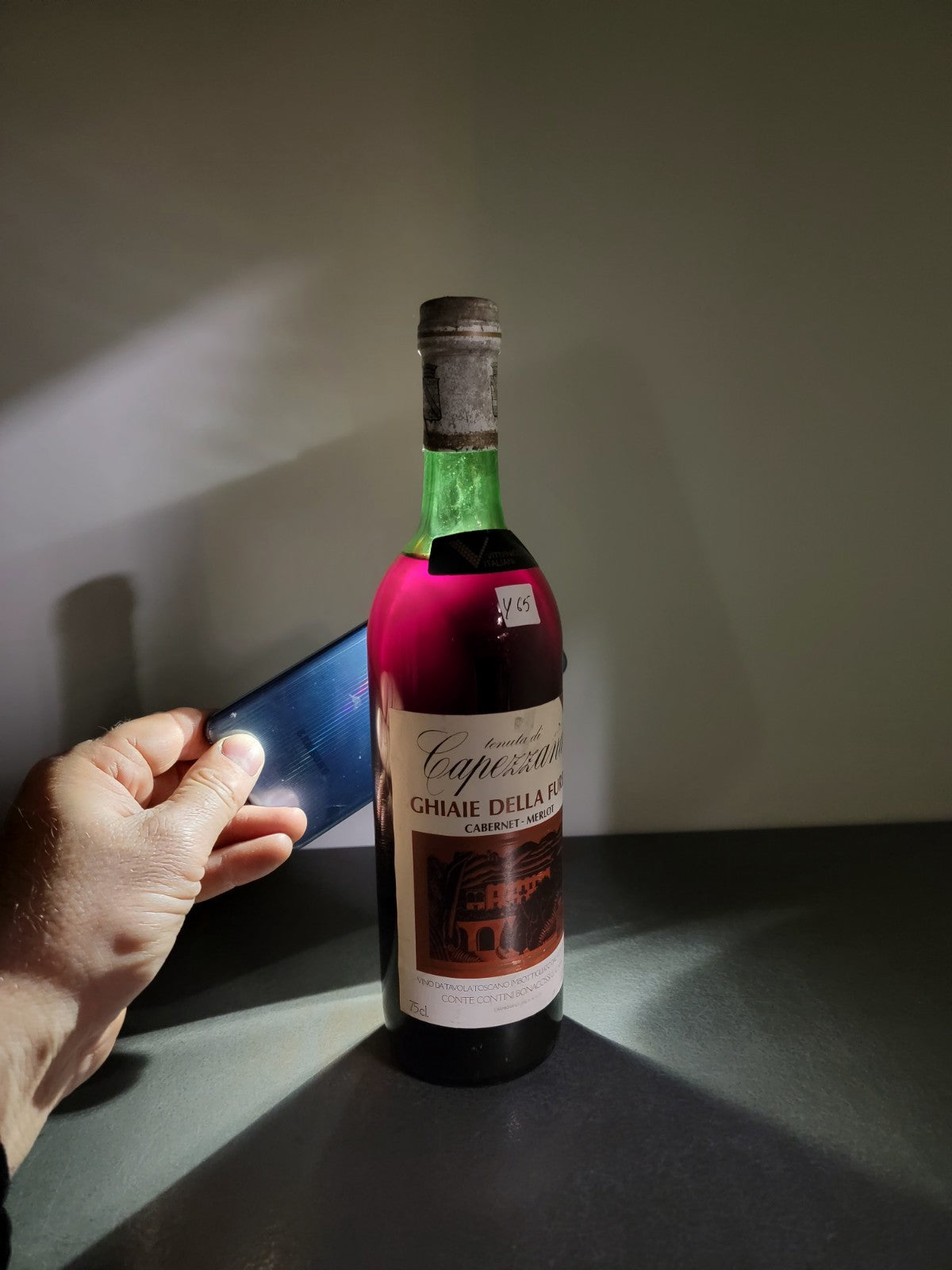 Capezzana Ghiaie della Furba 1979 Contini Bonacossi bott.75 cl 12.4%