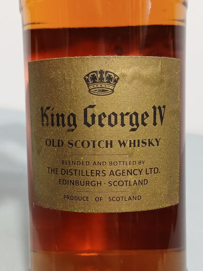 Whisky King George IV 1960s bott. 75 cl 40s