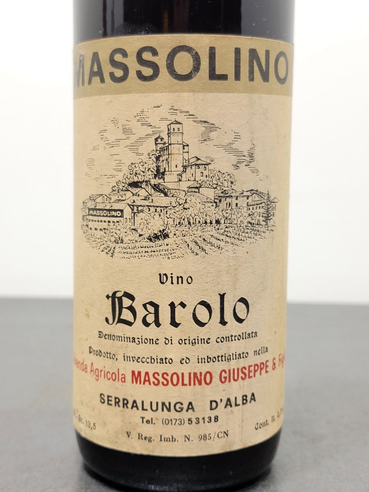 Barolo Massolino 1969 Serralunga D'alba bott.72 cl 13.5%
