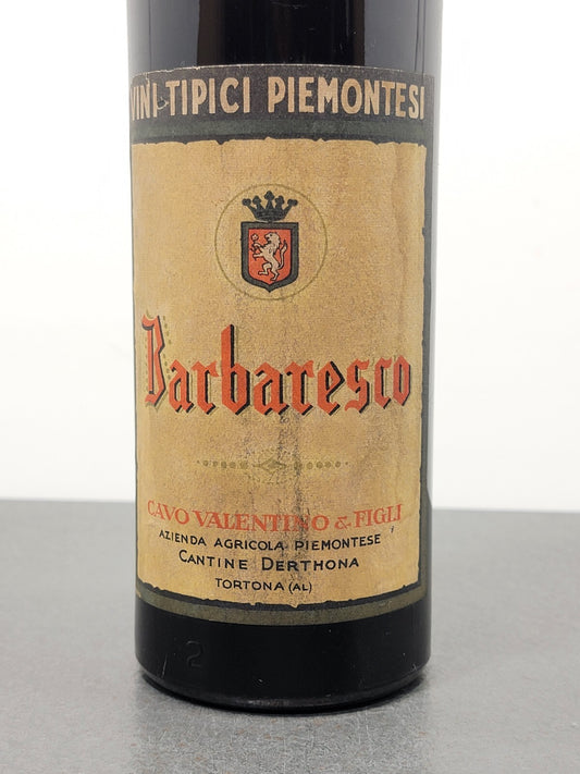 Barbaresco Cavo Valentino 1958  Cantine Derthona bott..70 cl 13.5%