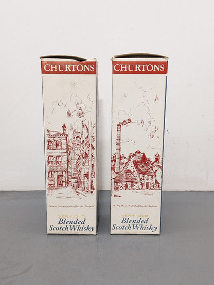 Churton's V.O.B.G Very Old Blended Scotch Whisky Anni 60 bott..75 cl 43%