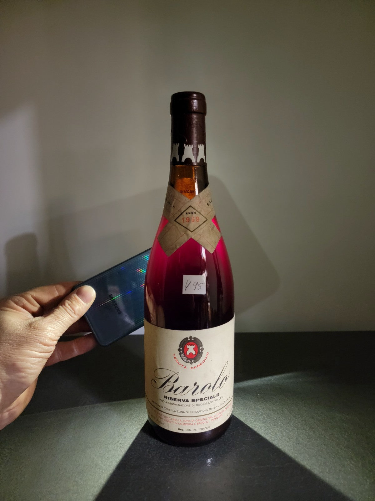 Barolo Tenuta Cerequio Riserva Speciale 1969 bott. 72 cl 13.5%