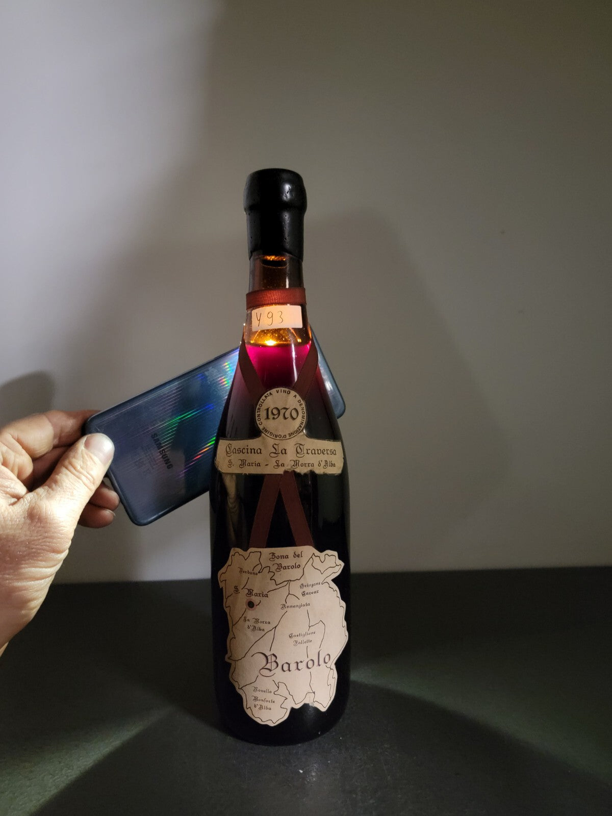 Barolo Cascina la Traversa 1970 La Morra bott.72 cl 13.5%