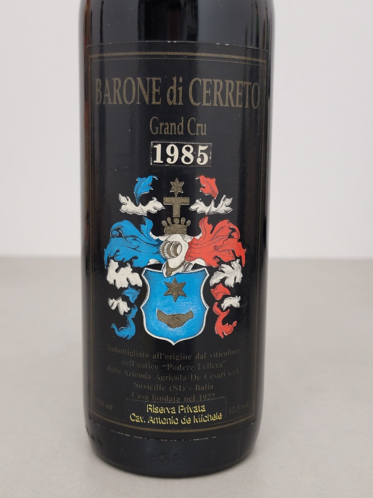 Barone Cerreto Podere Lellare 1985 Grand Cru Riserva Privata bott. 75 cl 12,5%