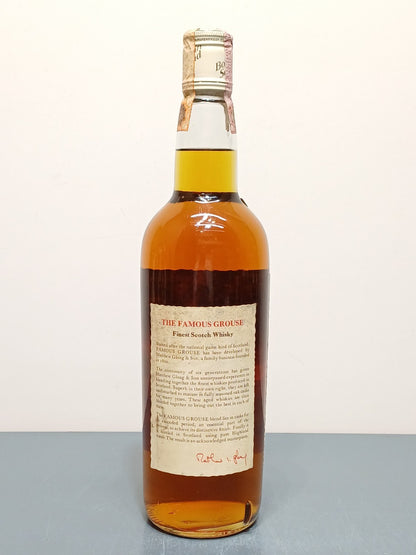 Whisky Famous Grouse Finest Scotch Whisky bott.0.75 cl anni 70