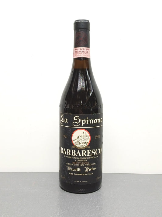 Barbaresco 1991 La Spinona Berutti Pietro & Figlio bott..75 cl
