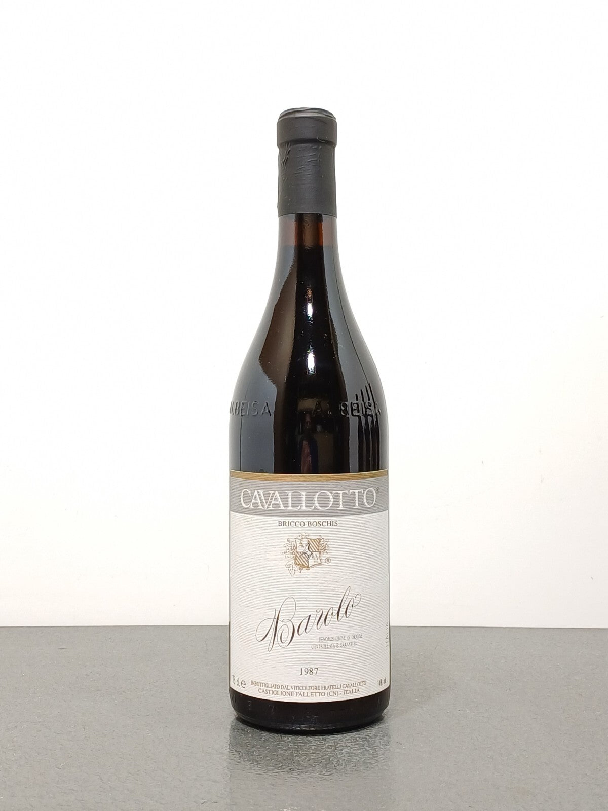 Barolo Cavallotto 1987 Bricco Boschis Castiglione Falletto bott.75 cl 14%