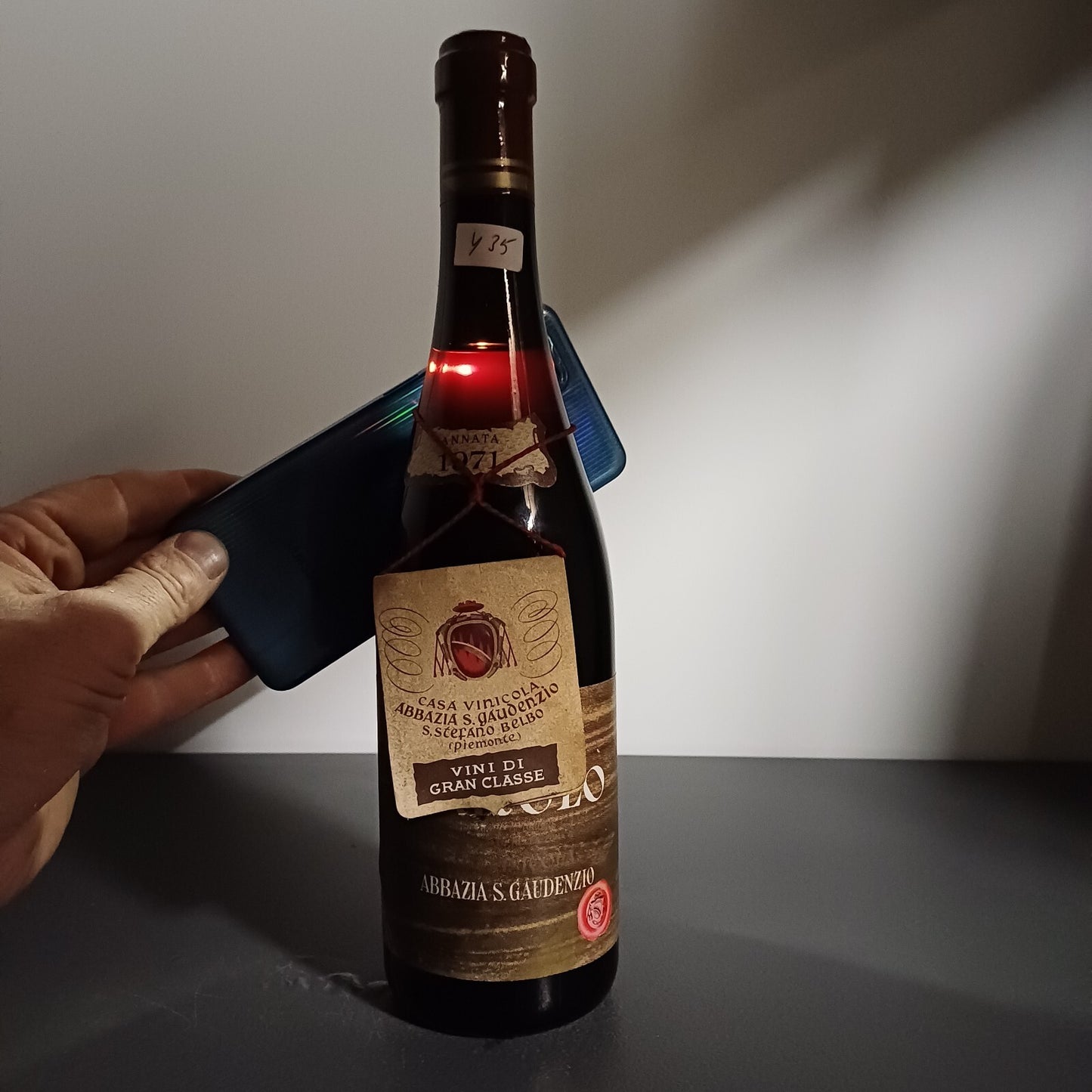 Barolo 1971 Abbazia S. Gaudenzio bott.75 cl 13.5%