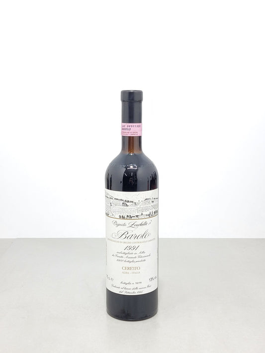 Barolo Ceretto Vigneto Zonchetta 1991 bott.75cl 13%