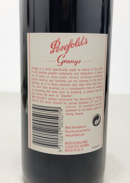 Penfolds Grange 1998 South Australia Bin ,95 Max Schubert bott..75 cl 14,5%