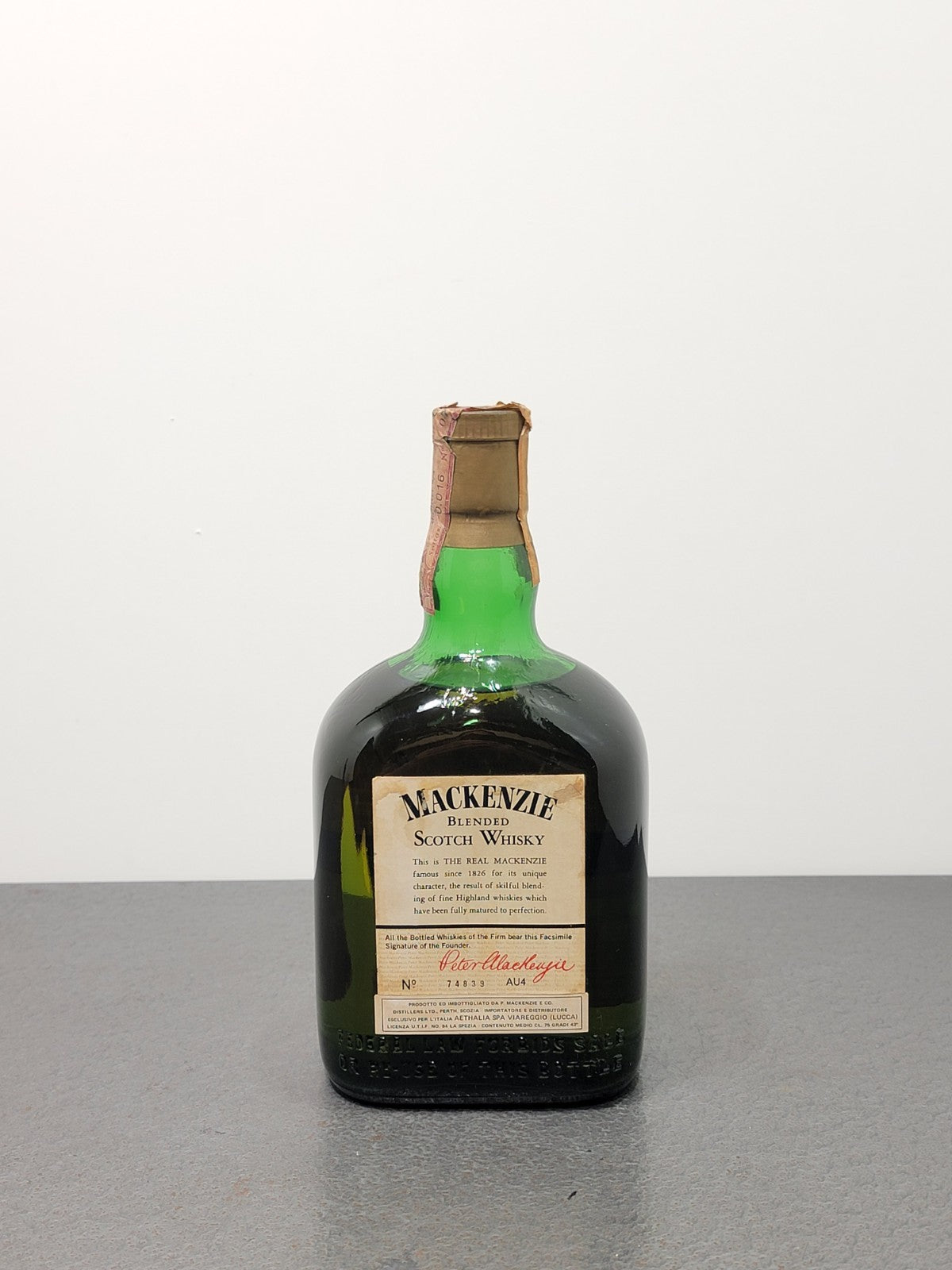 Whisky Mackenzie 12 years 1970s Blended Scotch Whisky bott.75 cl 43%