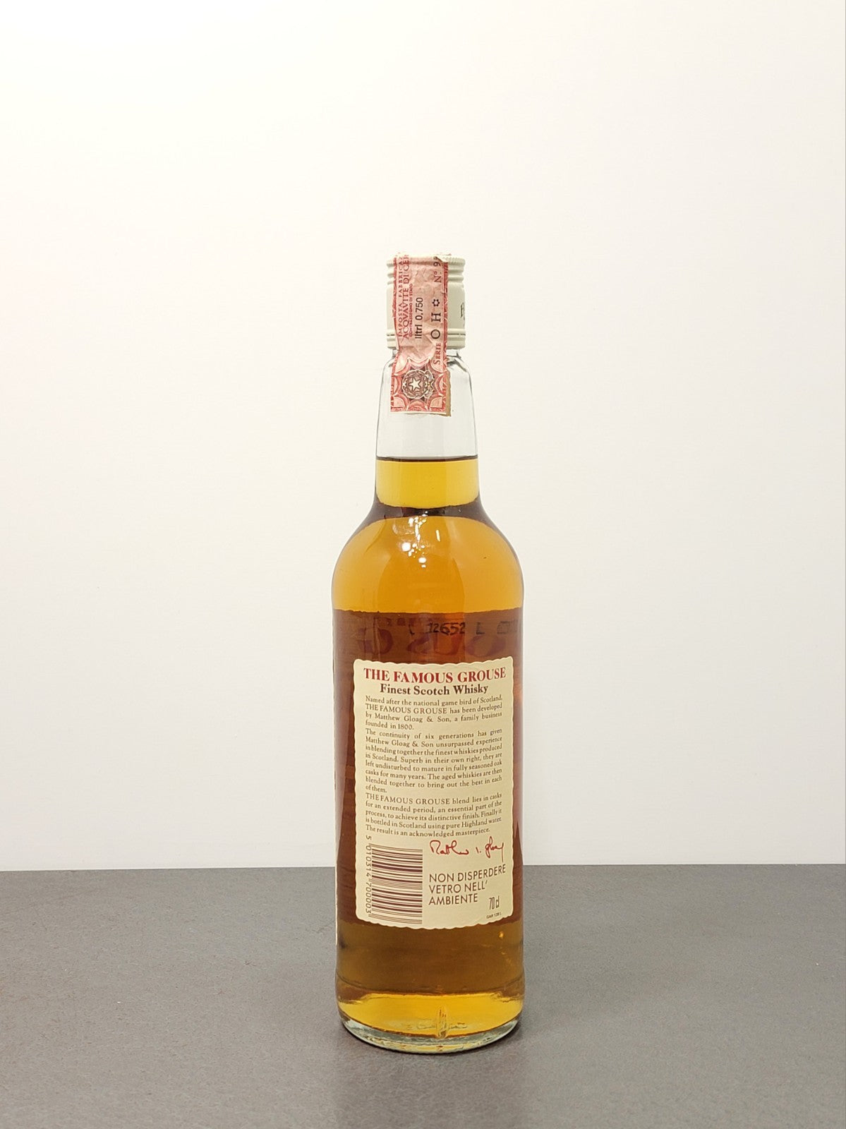 Whisky Famous Grouse 1980s Finest Scotch Whisky bott.70 cl 40%