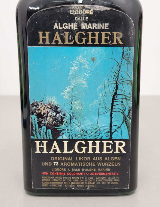 Halgher Liquore Dalle Alghe Marine 1970s bott. 75 cl 30%