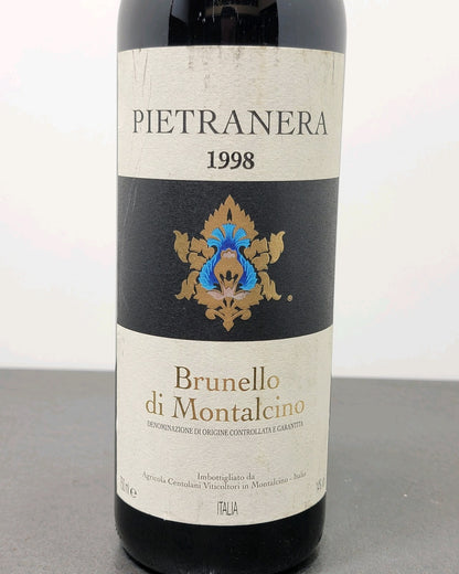 Brunello Di Montalcino Pietranera 1998 Centolani botti.75 cl 14%