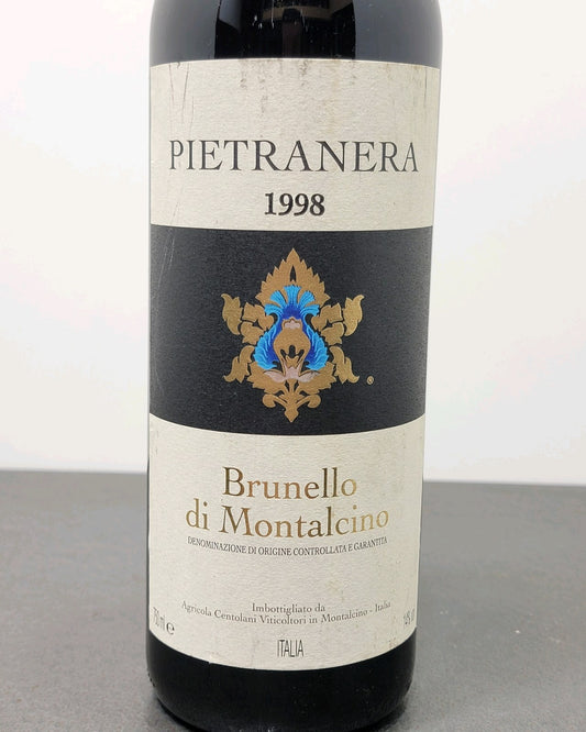 Brunello Di Montalcino Pietranera 1998 Centolani botti.75 cl 14%