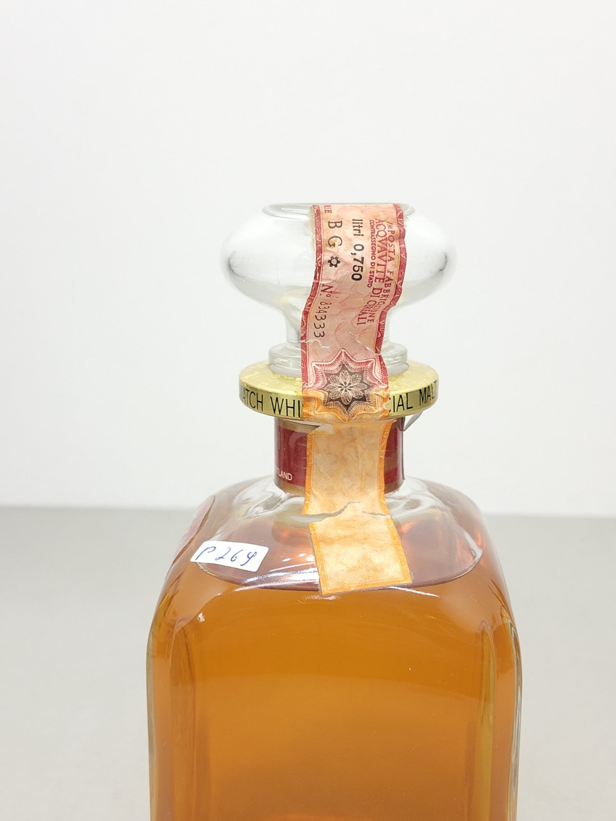 Whisky Match 8 years 1970s Special Malt 75 Proof bott.75 cl 43%