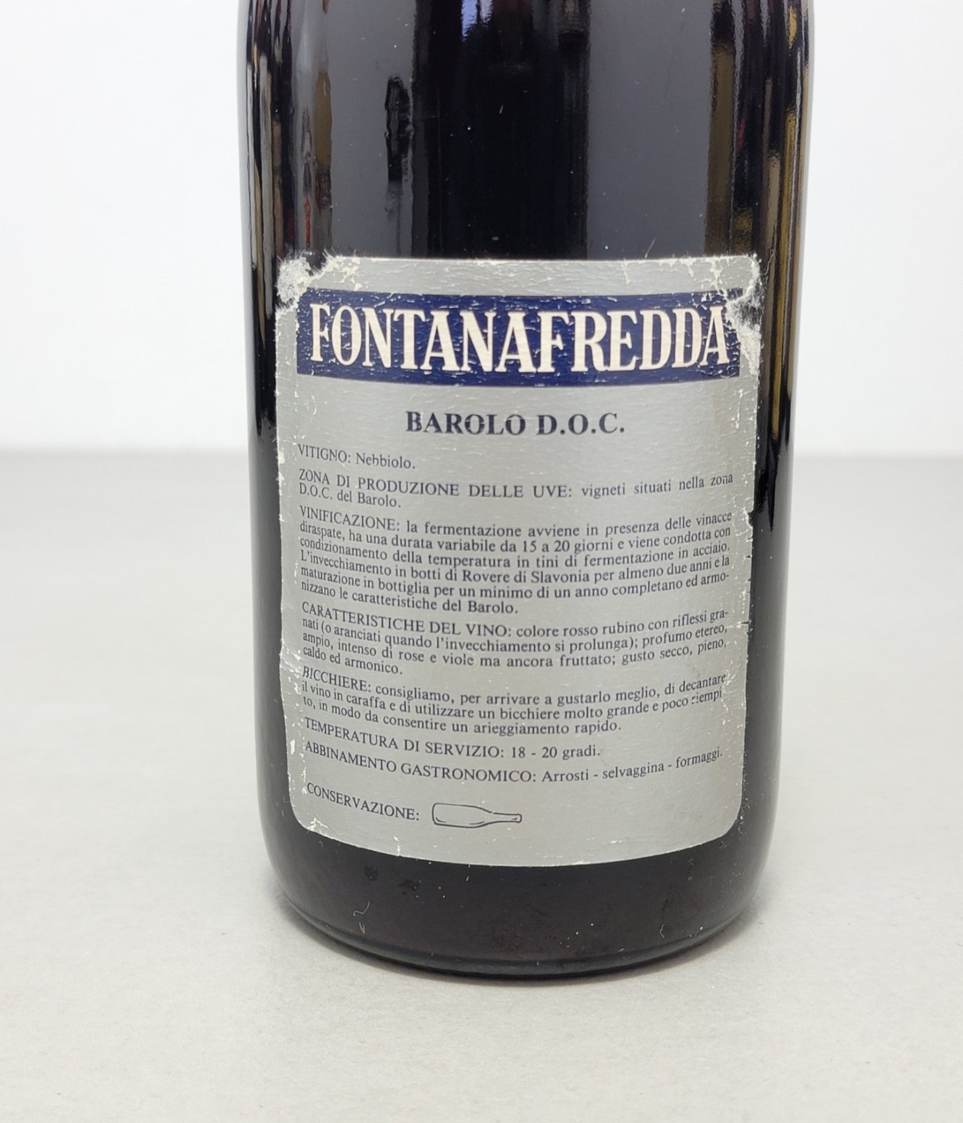 Barbaresco Fontanafredda 1979 Serralunga D'Alba bott. 75 cl 13 %