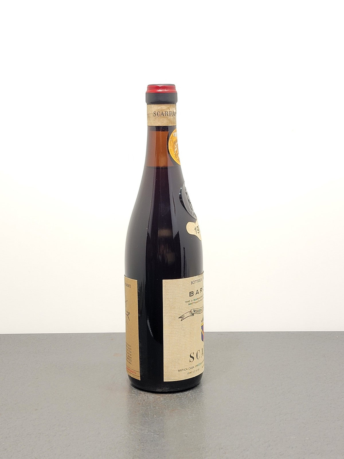 Barolo Scarpa Riserva Speciale 1970 Nizza Monferrato bott. 72 cl 13.5%