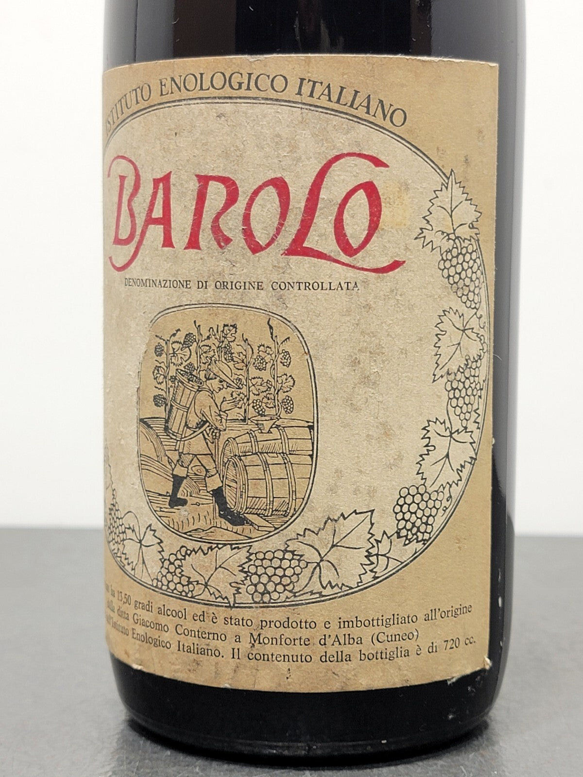 Barolo Conterno 1968 Istituto Enologico Italiano bott.72 cl 13.5%
