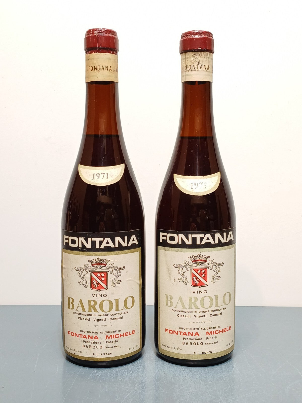 Barolo Fontana 1971 Michele Classici Vigneti Cannubi bott. 73 cl