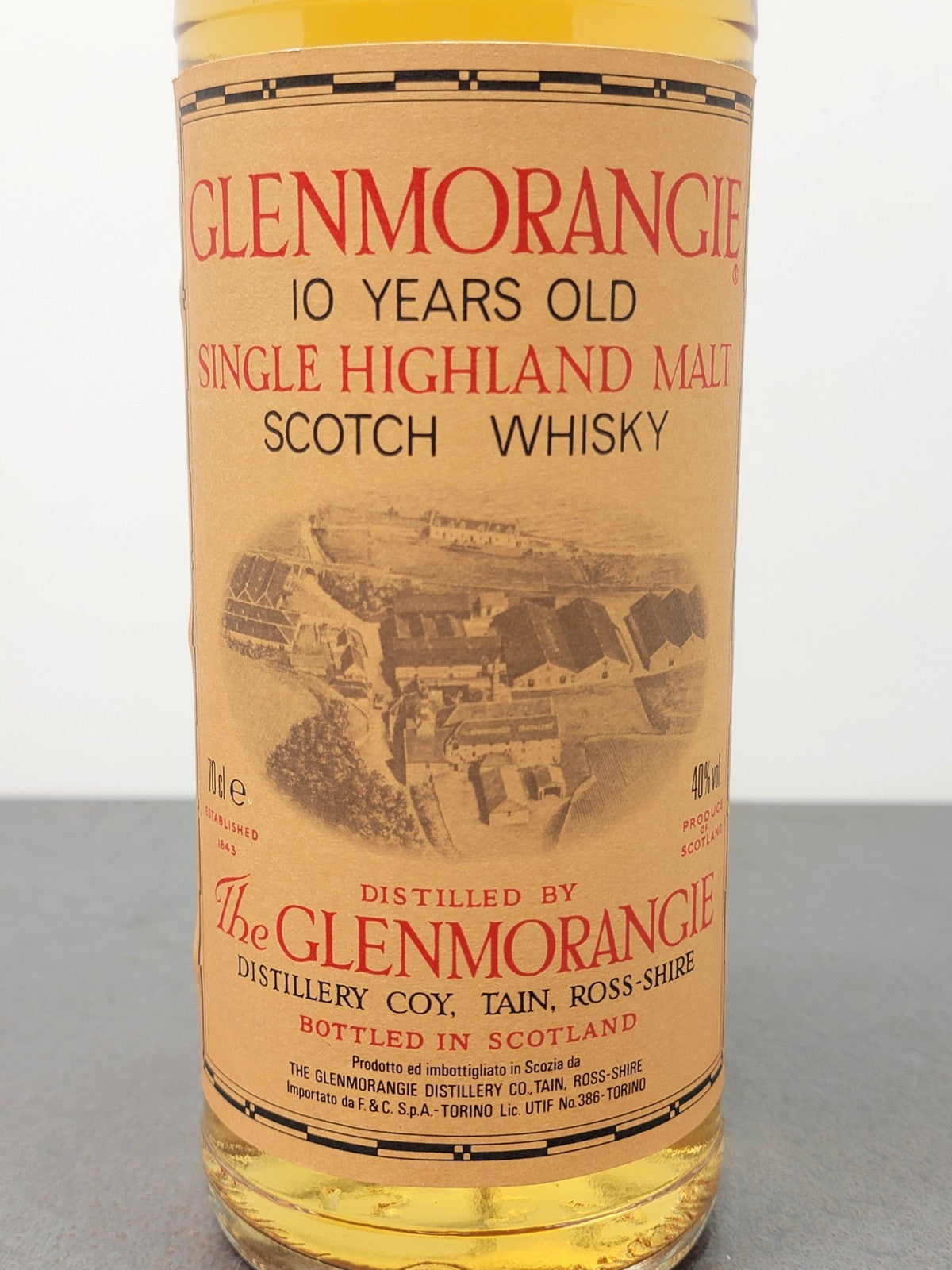 Glenmorangie 10 Years 1990s Old Single Highland Malt Scotch Whisky 70 cl 40%