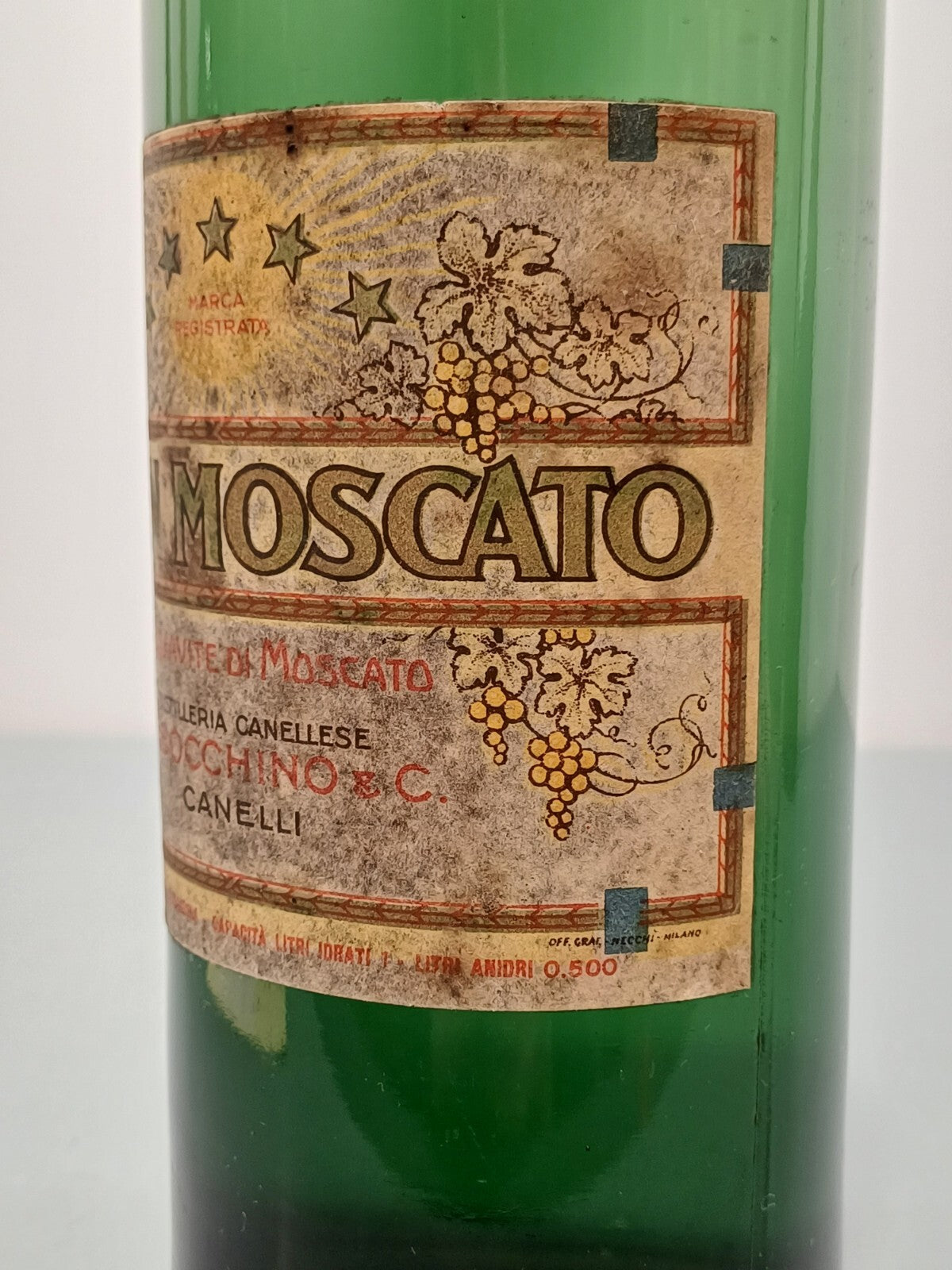 Grappa 1920 Gran Moscato Bocchino Canelli bott. 100 cl