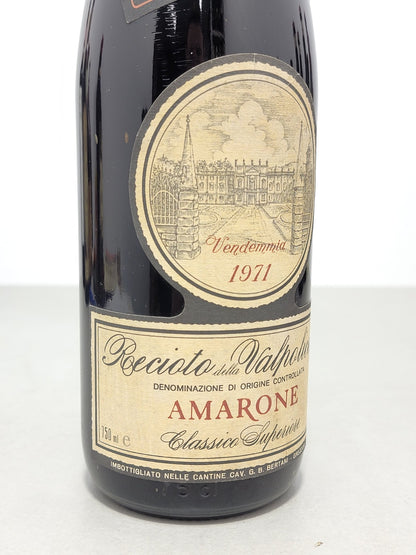 Amarone Bertani 1971 Recioto della Valpolicella Classico bott..75 cl 15%