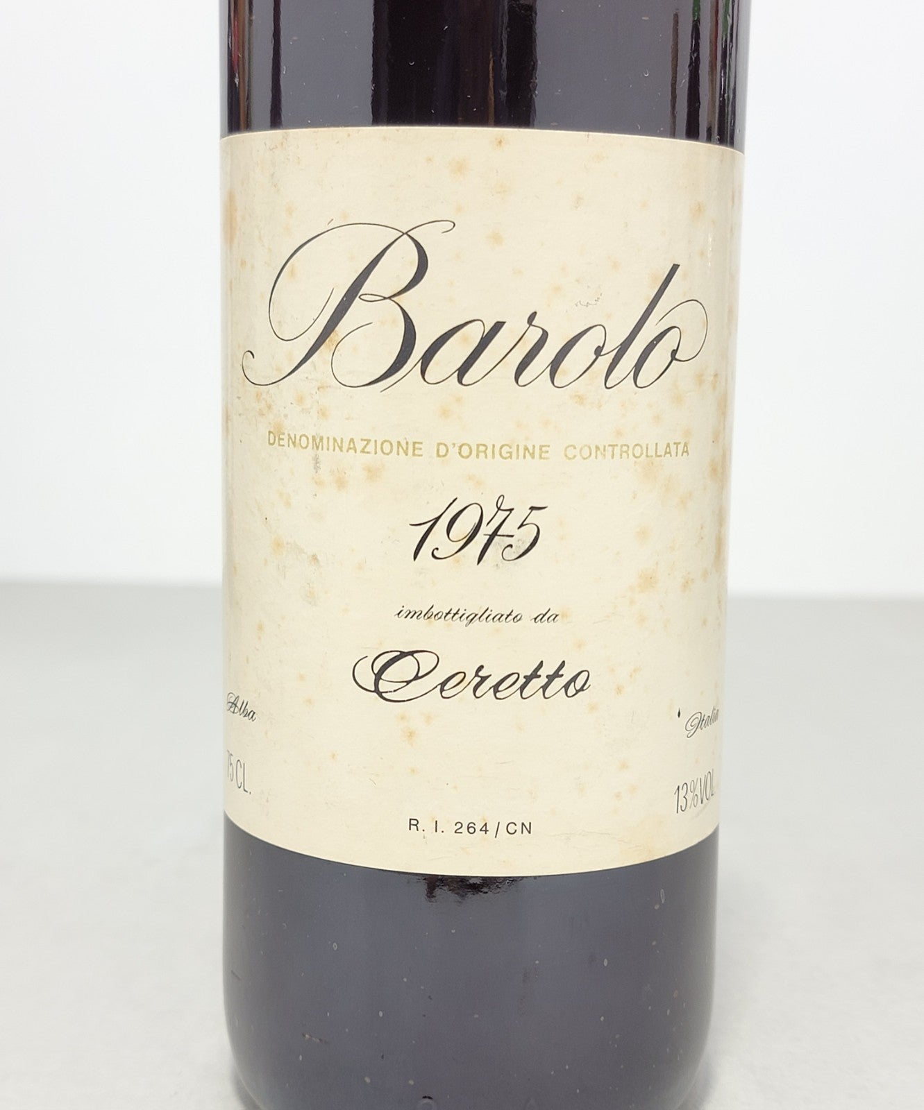 Barolo Ceretto 1975 Alba bott. 75 cl 13%