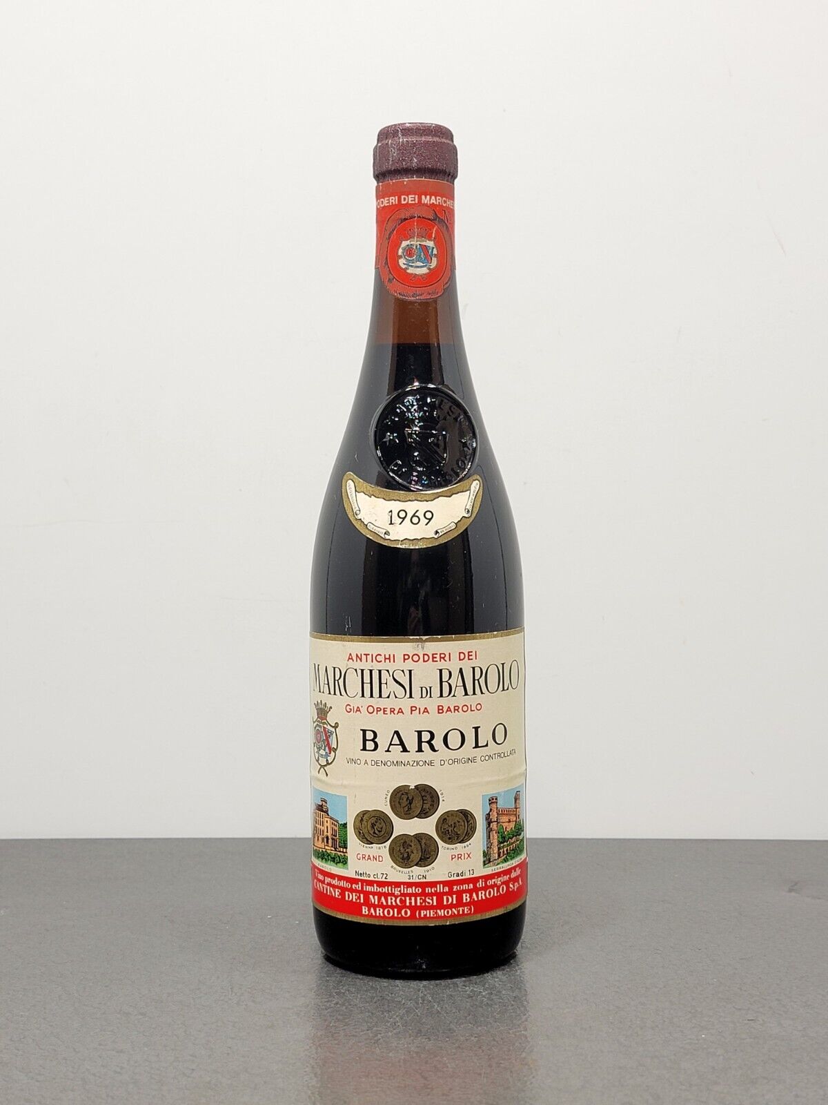 Barolo Marchesi 1969 bott.72 cl 13%