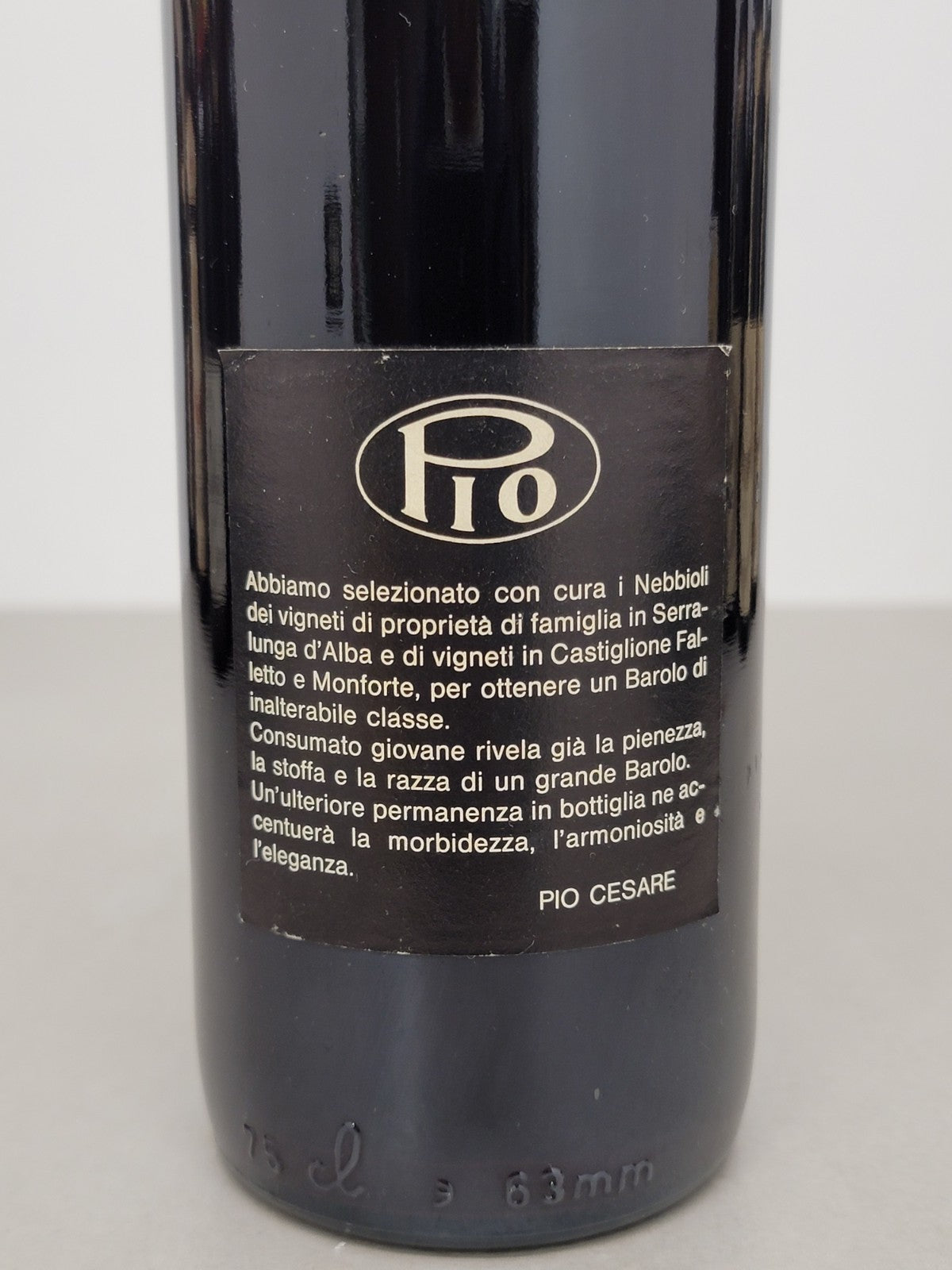 Barolo Pio Cesare 1980 Alba bott.75 cl 13.5%