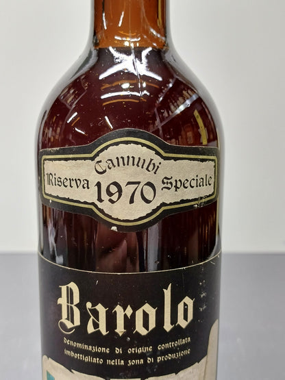 Barolo Carretta 1970 Cannubi Riserva Speciale bott. 72 cl 14%