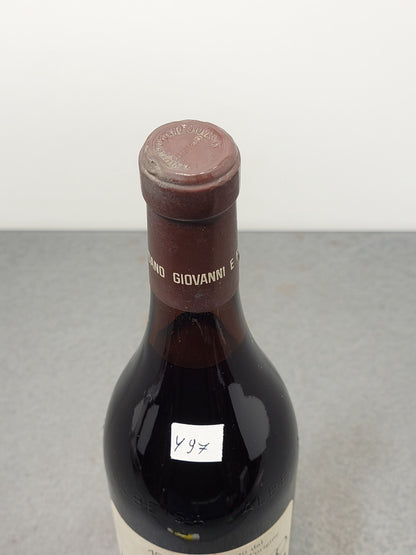 Barbaresco Giovanni Giordano 1974 Vigneto Cavana bott. 75 cl 13.5%