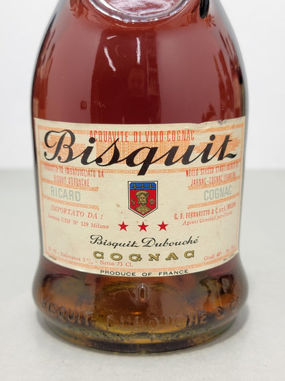 Cognac Bisquit 3 Star 1960s bott.73 cl 40%