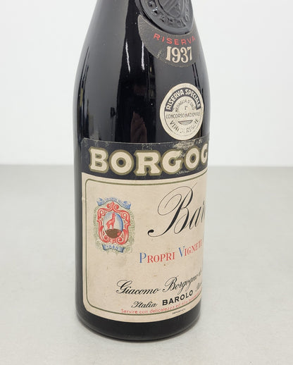 Barolo Borgogno 1937 Riserva Speciale Propri Vigneti Canubbi bott.72 cl 13.5%