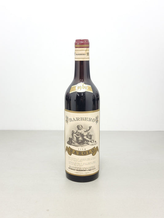Barolo Giorgio Barbero 1961 Canale D'alba bott. 72 cl 14%