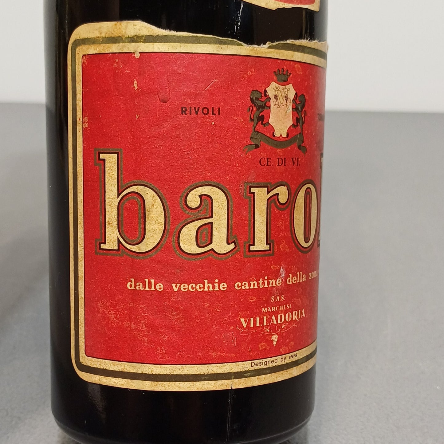 Barolo 1958 Marchese Villadoria Serralunga D'alba bott 72 cl 13.5%