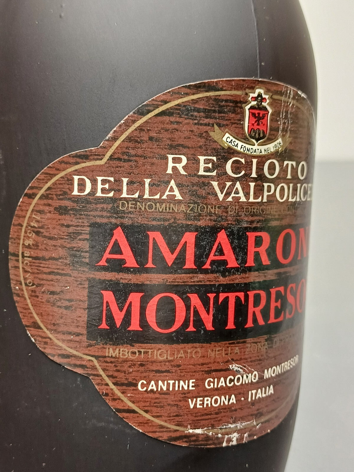 Amarone Montresor 1981 Recioto della Valpolicella Giacomo Montresor bott..75 cl