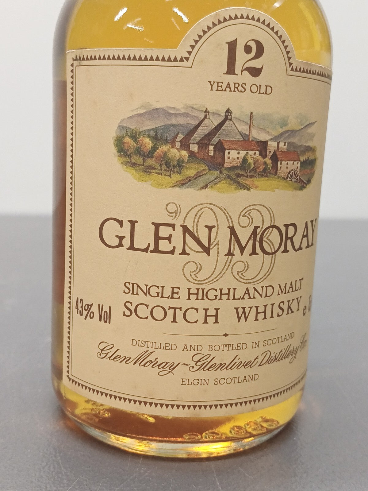 Whisky Glen Moray 12 years 1980s Single Highland Malt Scotch Glenlivet 75 cl 43%