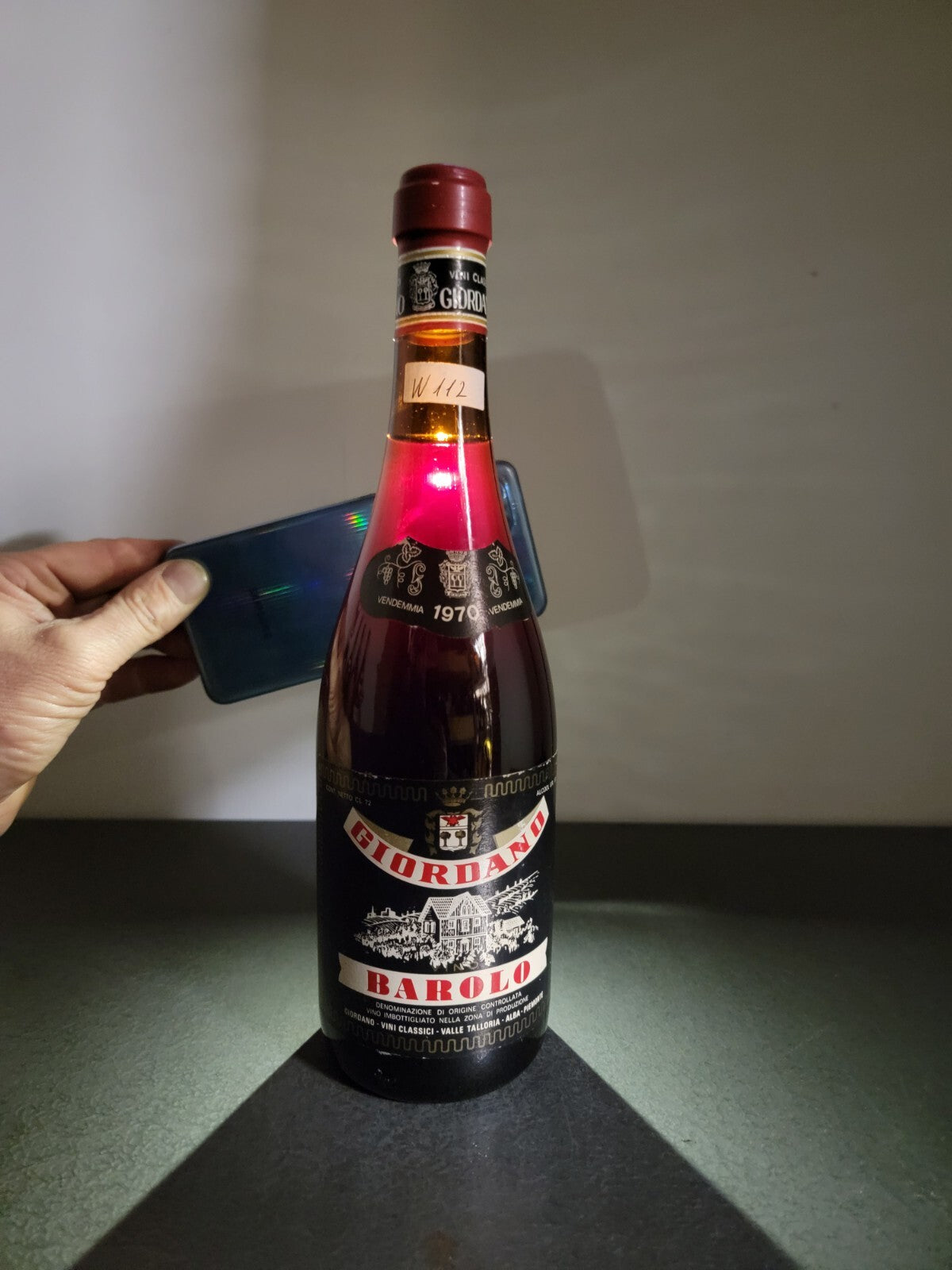 Barolo Giordano 1970 bott. 72 cl 13.5%
